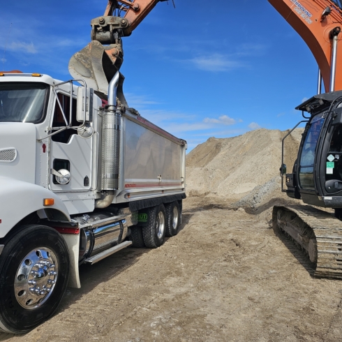 Loading Sand