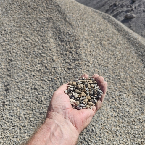 10mm Recycled Concrete drainage gravel