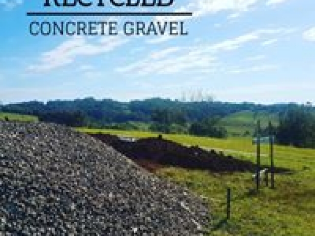 Recycled Concrete products available 6 days a week delivered to your site, inquire today.